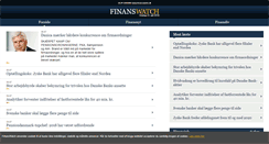 Desktop Screenshot of m.finanswatch.dk