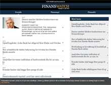 Tablet Screenshot of m.finanswatch.dk